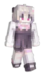 white and swiss coffee Minecraft skin — Slim model — first worn by NineCurrions