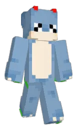 polo blue and glacier Minecraft skin — Classic model — first worn by SharkMaster_69