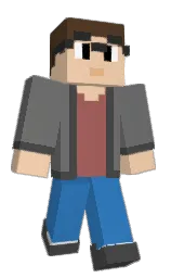 AaronCubed's Minecraft skin wearing the Migrator cape