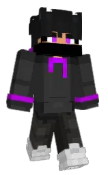 mine shaft and cod gray Minecraft skin — Classic model