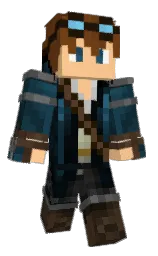 Wiggles07's Minecraft skin wearing the 15th Anniversary cape