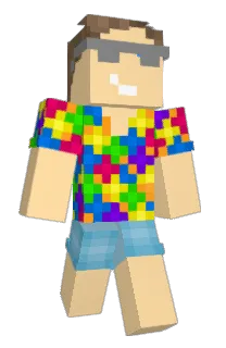 Front of Minecraft skin