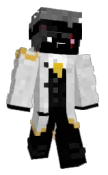 black and alto Minecraft skin — Classic model — first worn by NateDogg7543