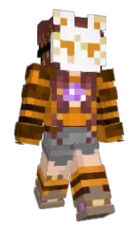 buccaneer and gray Minecraft skin — Slim model