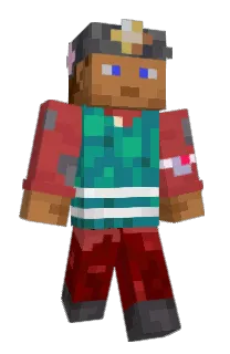Front of Endreye's skin
