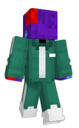 eucalyptus and green pea Minecraft skin — Classic model