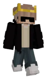 a4qm's Minecraft skin wearing the 15th Anniversary cape