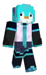 Slim Minecraft skin