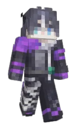 tuna and mid gray Minecraft skin — Slim model