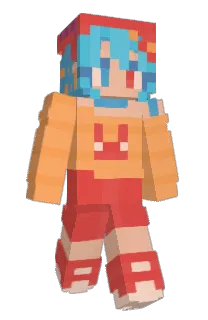 Front of PunKoPoP's skin