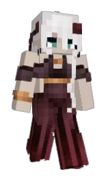 soft amber and bon jour Minecraft skin — Slim model — first worn by moodywitch101