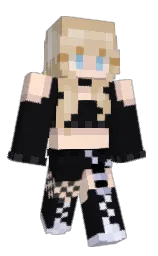 woodsmoke and cameo Minecraft skin — Classic model — first worn by AspenTheHarpy