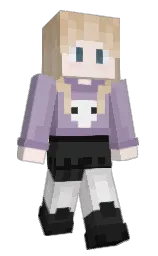 cameo and amethyst smoke Minecraft skin — Slim model — first worn by sarahxbee