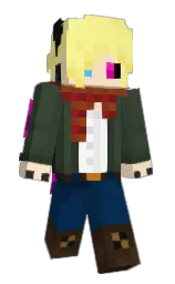 milan and lunar green Minecraft skin — Slim model — first worn by Endermania36087