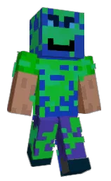 persian blue and japanese laurel Minecraft skin — Classic model — first worn by itz_gnzcr