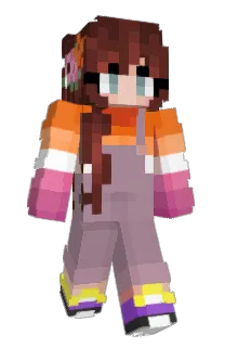 Front of Kimegite's skin