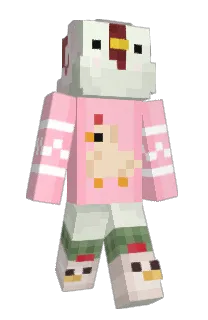 Front of chckn's skin