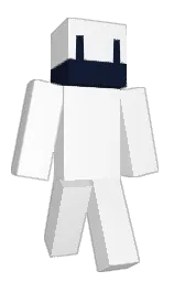 white and big stone Minecraft skin — Classic model