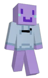 black and pigeon post Minecraft skin — Classic model