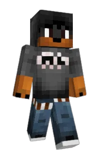 Front of gimidat's skin