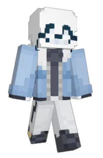 Front of GlacierPlaysMC's skin