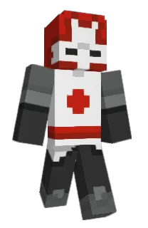 Front of Flaman's skin