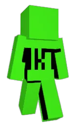 harlequin and black Minecraft skin — Slim model