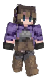 purple mountain's majesty and coffee Minecraft skin — Classic model
