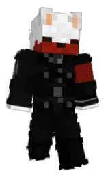cod gray and black Minecraft skin — Classic model — first worn by UNREALHG