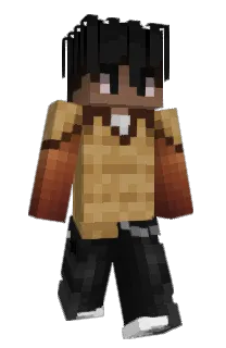 Front of Odu's skin