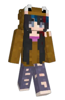 Front of GloDunkel's skin