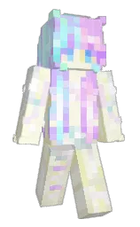 citrine white and tusk Minecraft skin — Classic model — first worn by Teagan8758