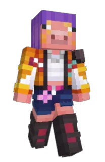 Front of ItzIgglesPiggles's skin