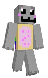NyanCatNuts's Minecraft skin wearing the Cherry Blossom cape