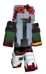 gull gray and santas gray Minecraft skin — Classic model — first worn by Yuna_Flower
