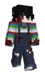 ebony clay and cod gray Minecraft skin — Slim model