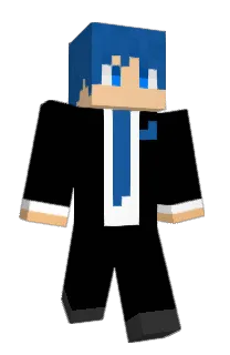 Front of AquaFalling's skin