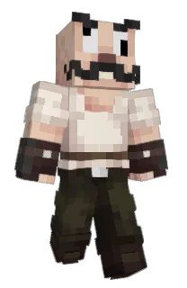 Front of Kvend's skin