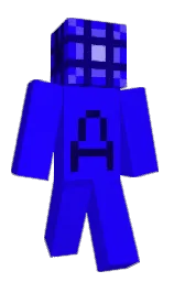 blue Minecraft skin — Classic model