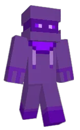 blue gem and royal purple Minecraft skin — Classic model — first worn by Behemoth1791