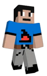 cameo and science blue Minecraft skin — Classic model — first worn by NS_NoGold