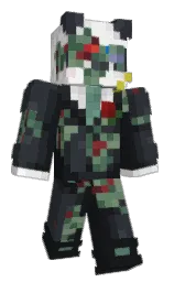 woodsmoke and shark Minecraft skin — Classic model