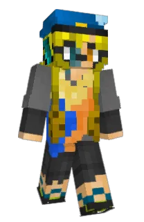 Front of Cianoman's skin