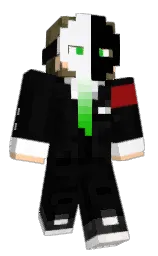 SallexGalaxy's Minecraft skin wearing the Migrator cape
