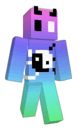 Minecraft-Skin in portage und malibu — Modell: Klassisch