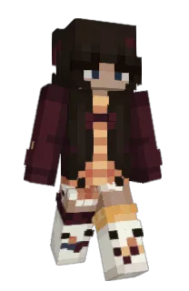 Front of Nouksel's skin