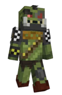 Front of Ryckarth's skin