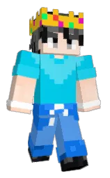 cornflower blue and robin's egg blue Minecraft skin — Classic model