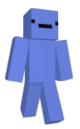 cornflower blue Minecraft skin — Slim model — first worn by Michaszek__