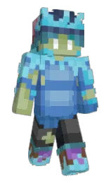 indigo and seagull Minecraft skin — Slim model